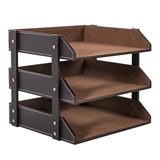 Show details for Home4you Walter Document Shelves Dark Brown