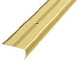 Show details for Stair angle strip D13 0.9m, gold