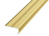 Show details for Stair angle strip D13, 2.7m, gold