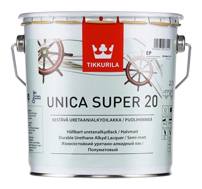 Picture of Universal varnish Tikkurila Unica Super EP, 2.7 l, semi-matt
