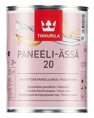 Picture of Varnish Tikkurila Panel Assa EP, 0.9l, semi-matt