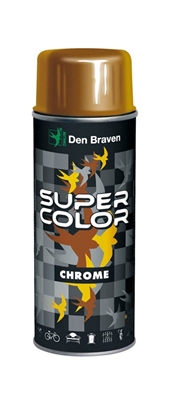 Picture of Aerosol paint Den Braven Super Color Chrome, 400ml, gold