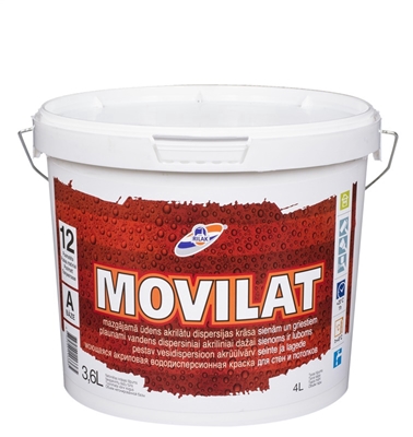 Picture of Dispersion paint RILAK Movilat 12, 3.6L, white