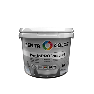 Picture of KRĀS PENTACOLOR PENTAPRO CEILING BALT 5L