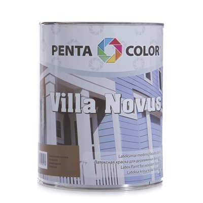 Picture of Paint for facades Pentacolor Villa Novus, 1 l, chocolate color