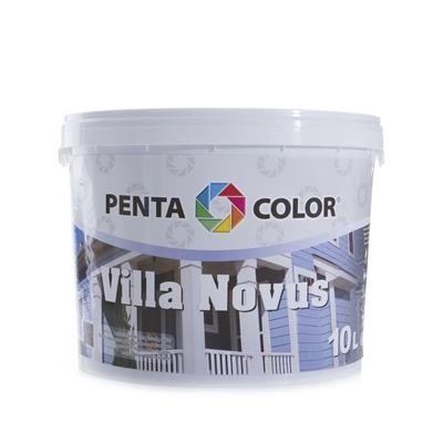 Picture of Paint for facades Pentacolor Villa Novus, 10 l, chocolate color