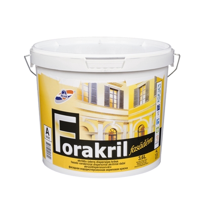 Picture of Paint for facades Rilak Forakril A, 3.6 l