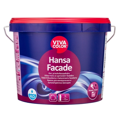 Picture of Paint for facades Vivacolor Hansa Facade, 2.7 l