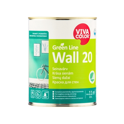 Picture of COLOUR GREEN LINE WALL 20 A 0,9L (VIVACOLOR)