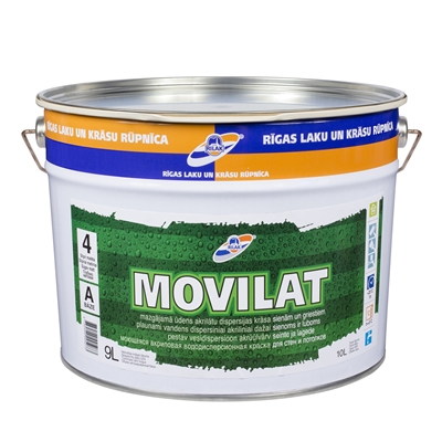 Picture of Interior paint Rilak Movilat, 9 l, white