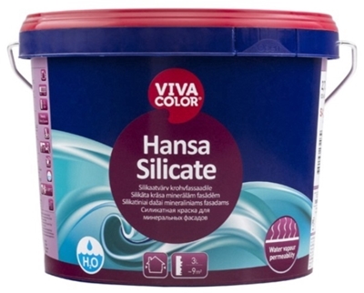 Picture of PAINT FOR MASONRY FACADE, HANSA SILICAT SA2,7L