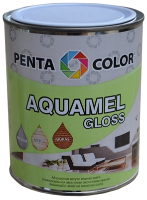 Picture of Color Pentacolor Aquamel, 0.7kg, glossy yellow