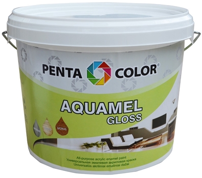 Picture of Color Pentacolor Aquamel, 3kg, yellow, glossy