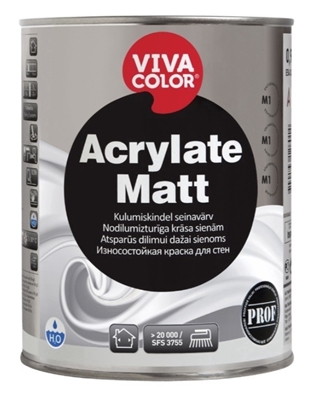 Picture of WALL PAINT ACRYLATE MATT A 0.9L