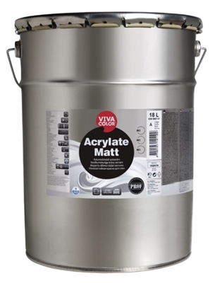 Picture of WALL PAINT ACRYLATE MATT A 18L