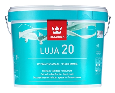 Picture of PAINT FOR WALLS LUJA 20 9,0L A-WHITE (TIKKURILA)