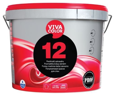 Picture of WALL PAINT VIVACOLOR 12 A 0,9L, WHITE