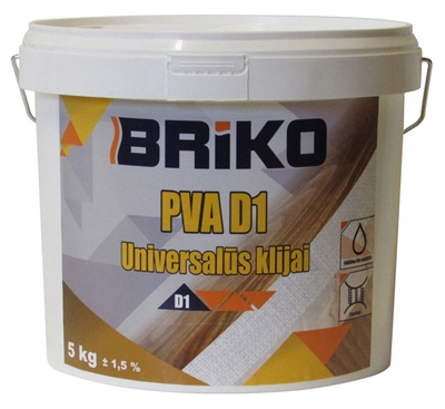 Picture of GLUE PVA UNIVERSAL FOR WOOD BRIKO 5KG