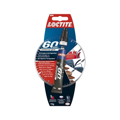 Picture of GLUE UNIVERSAL LOCTITE 60 SEC. 15G