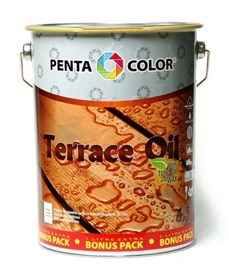 Picture of OIL FOR TUNG WOOD TERRACE BLACK 3,5 + 1L (PENTACOLOR)