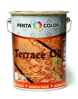 Picture of OIL FOR TUNG WOOD TERRACE GRAY 3,5 + 1L (PENTACOLOR)