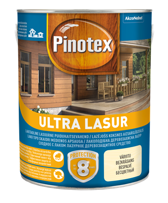 Picture of COLOR PINOTEX ULTRA LASUR EU 3L RED WOOD