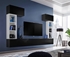 Picture of ASM Blox II Living Room Wall Unit Set Black/White