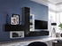 Picture of ASM Blox IV Living Room Wall Unit Set Black/White