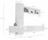 Picture of ASM Blox IX Living Room Wall Unit Set White