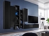 Picture of ASM Blox V Living Room Wall Unit Set Black