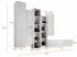 Picture of ASM Blox V Living Room Wall Unit Set White