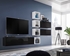 Picture of ASM Blox VII Living Room Wall Unit Set Black/White