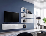 Show details for ASM Blox VII Living Room Wall Unit Set White