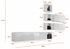 Picture of ASM Blox VII Living Room Wall Unit Set White