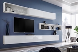 Show details for ASM Blox X Living Room Wall Unit Set White