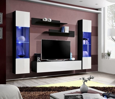 Picture of ASM Fly A3 Wall Unit White/Black