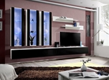 Show details for ASM Fly E3 Wall Unit Black/White