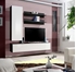 Picture of ASM Fly H Living Room Wall Unit Set Black/White Gloss