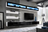 Show details for ASM Fly I Living Room Wall Unit Set LED Black/White