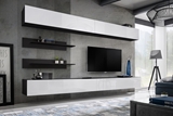 Show details for ASM Fly I Living Room Wall Unit Set White/Black