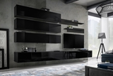 Show details for ASM Fly J1 Living Room Wall Unit Set Black