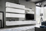 Show details for ASM Fly J1 Living Room Wall Unit Set White