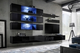 Show details for ASM Fly J3 Living Room Wall Unit Set Black