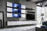 Show details for ASM Fly J3 Living Room Wall Unit Set White/Black