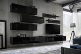 Show details for ASM Fly K1 Living Room Wall Unit Set Black