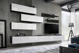 Show details for ASM Fly K1 Living Room Wall Unit Set White/Black