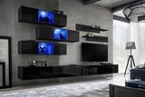 Show details for ASM Fly K3 Living Room Wall Unit Set Black