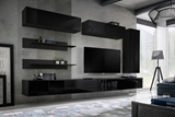 Show details for ASM Fly L1 Living Room Wall Unit Set Black