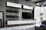 Show details for ASM Fly L1 Living Room Wall Unit Set White/Black