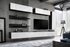 Picture of ASM Fly L1 Living Room Wall Unit Set White/Black